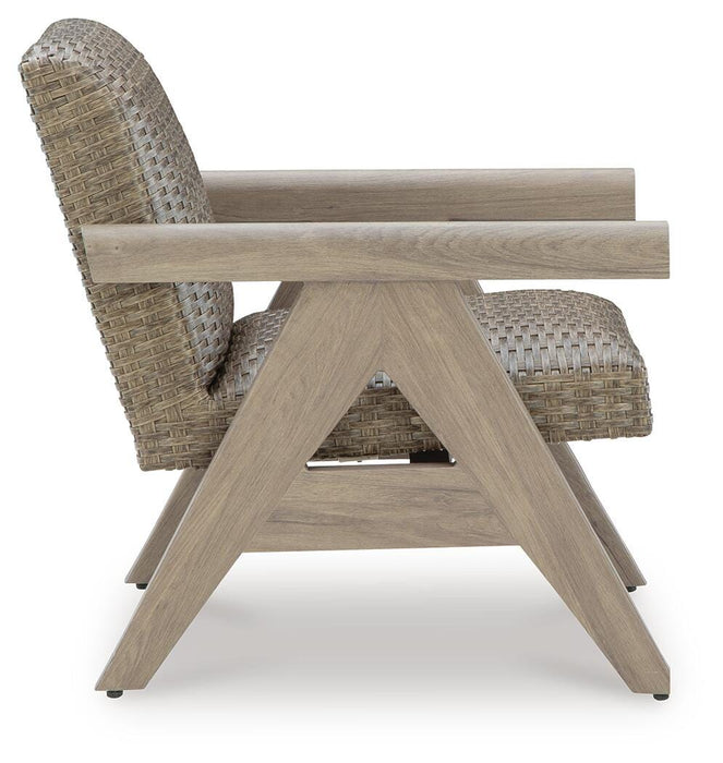 Cliff Trails Outdoor Rocking Lounge Chair - US Furniture & Mattress (Waterbury,CT)*