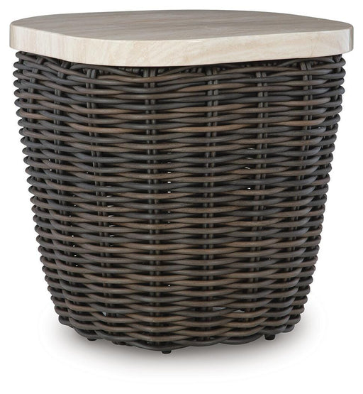 Kimora Outdoor End Table - US Furniture & Mattress (Waterbury,CT)*