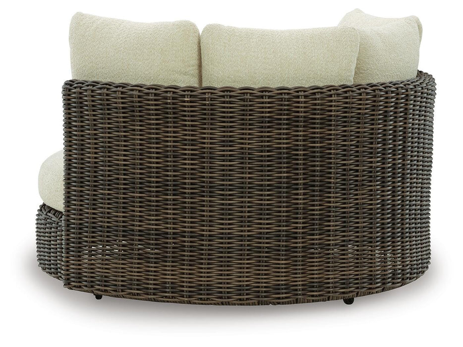 Kimora Outdoor Swivel Lounge Chair with Cushion - US Furniture & Mattress (Waterbury,CT)*