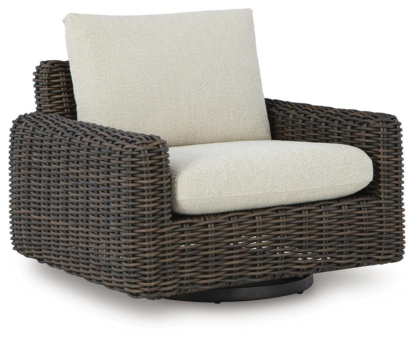 Kimora Outdoor Swivel Lounge Chair - US Furniture & Mattress (Waterbury,CT)*