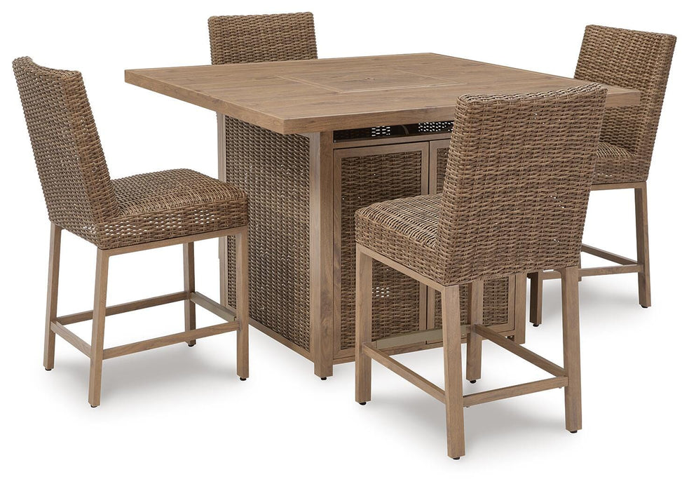 Walton Bridge Outdoor Bar Set - US Furniture & Mattress (Waterbury,CT)*