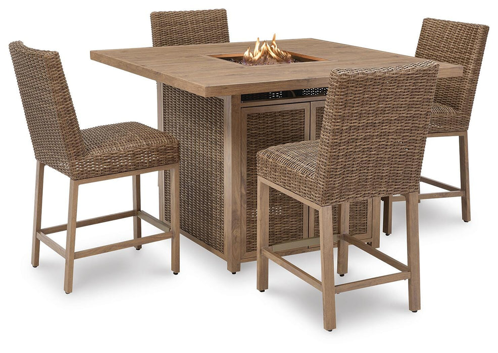 Walton Bridge Outdoor Bar Set - US Furniture & Mattress (Waterbury,CT)*
