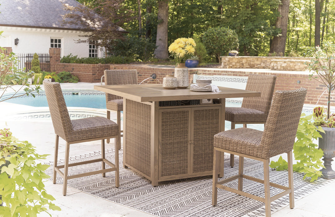 Walton Bridge Outdoor Bar Set - US Furniture & Mattress (Waterbury,CT)*