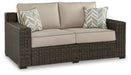 Coastline Bay Outdoor Loveseat with Cushion - US Furniture & Mattress (Waterbury,CT)*