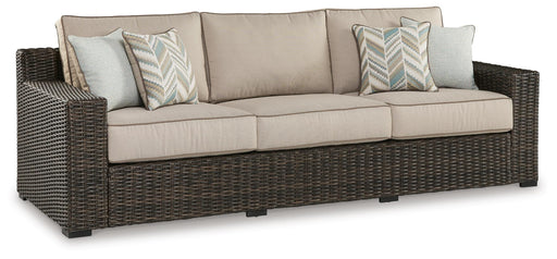 Coastline Bay Outdoor Sofa with Cushion - US Furniture & Mattress (Waterbury,CT)*
