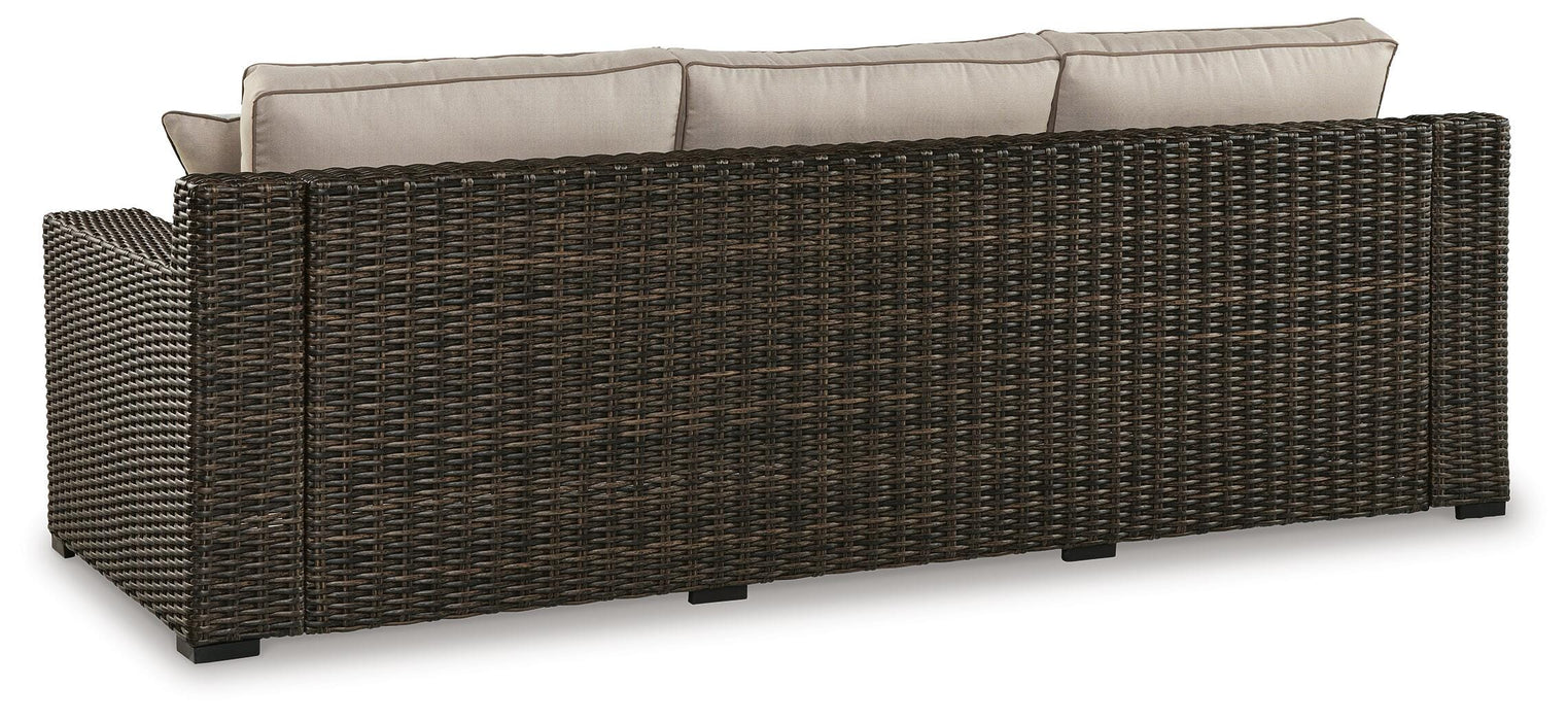 Coastline Bay Outdoor Sofa with Cushion - US Furniture & Mattress (Waterbury,CT)*