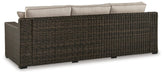 Coastline Bay Outdoor Sofa with Cushion - US Furniture & Mattress (Waterbury,CT)*