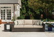 Coastline Bay Outdoor Sofa with Cushion - US Furniture & Mattress (Waterbury,CT)*