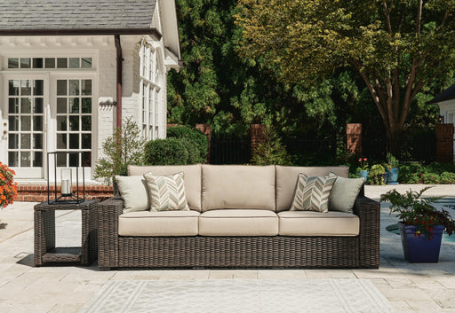 Coastline Bay Outdoor Sofa with Cushion - US Furniture & Mattress (Waterbury,CT)*