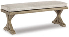 Beachcroft Outdoor Bench with Cushion - US Furniture & Mattress (Waterbury,CT)*