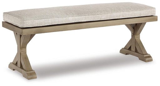 Beachcroft Outdoor Bench with Cushion - US Furniture & Mattress (Waterbury,CT)*