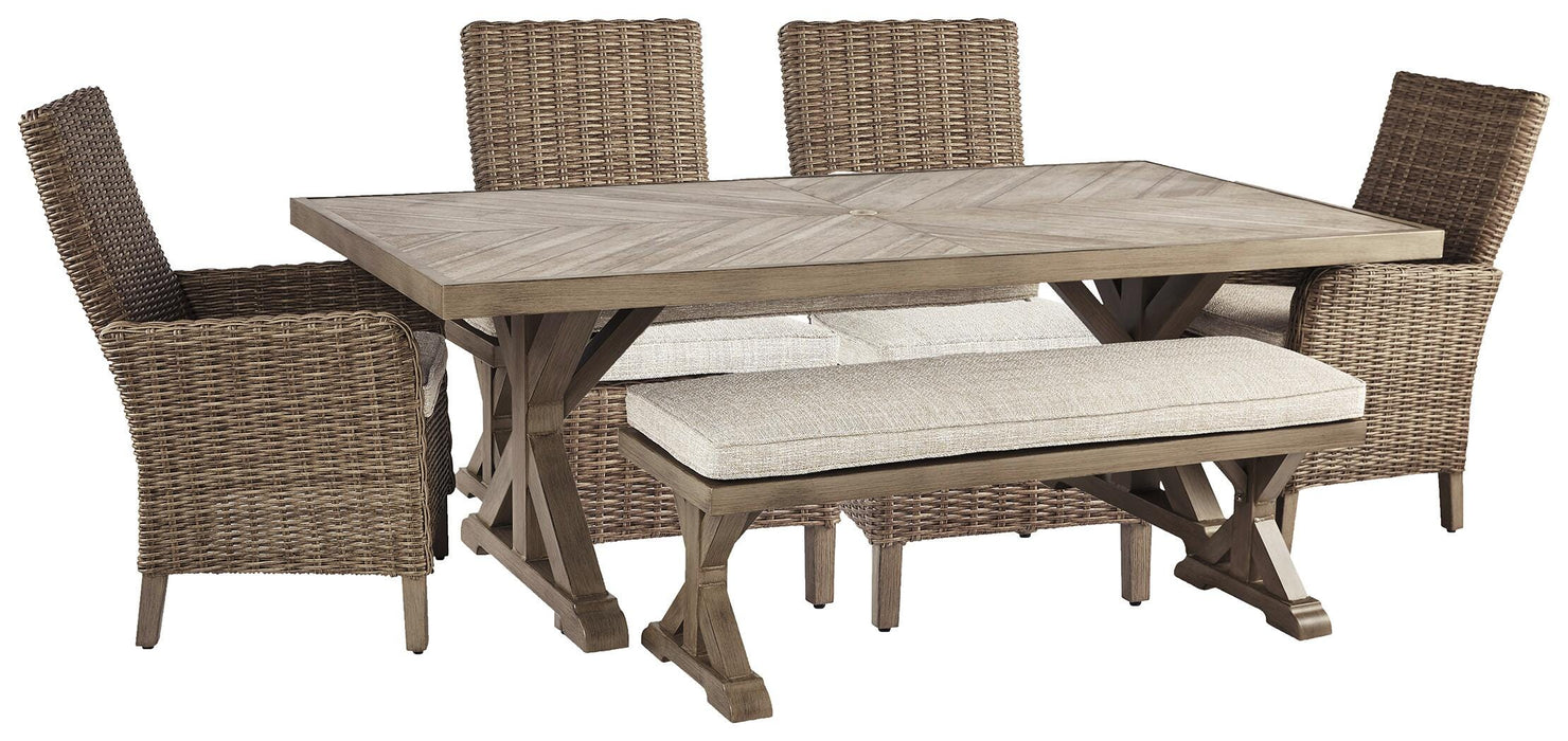 Beachcroft Outdoor Dining Set - US Furniture & Mattress (Waterbury,CT)*