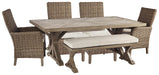 Beachcroft Outdoor Dining Set - US Furniture & Mattress (Waterbury,CT)*