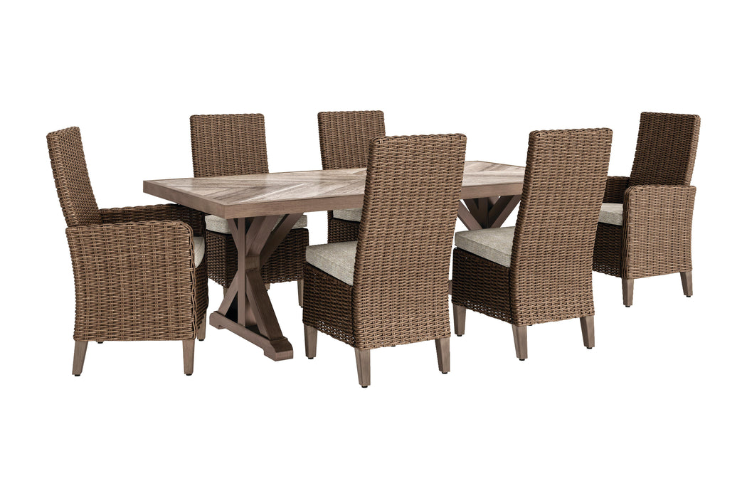 Beachcroft Outdoor Dining Set - US Furniture & Mattress (Waterbury,CT)*