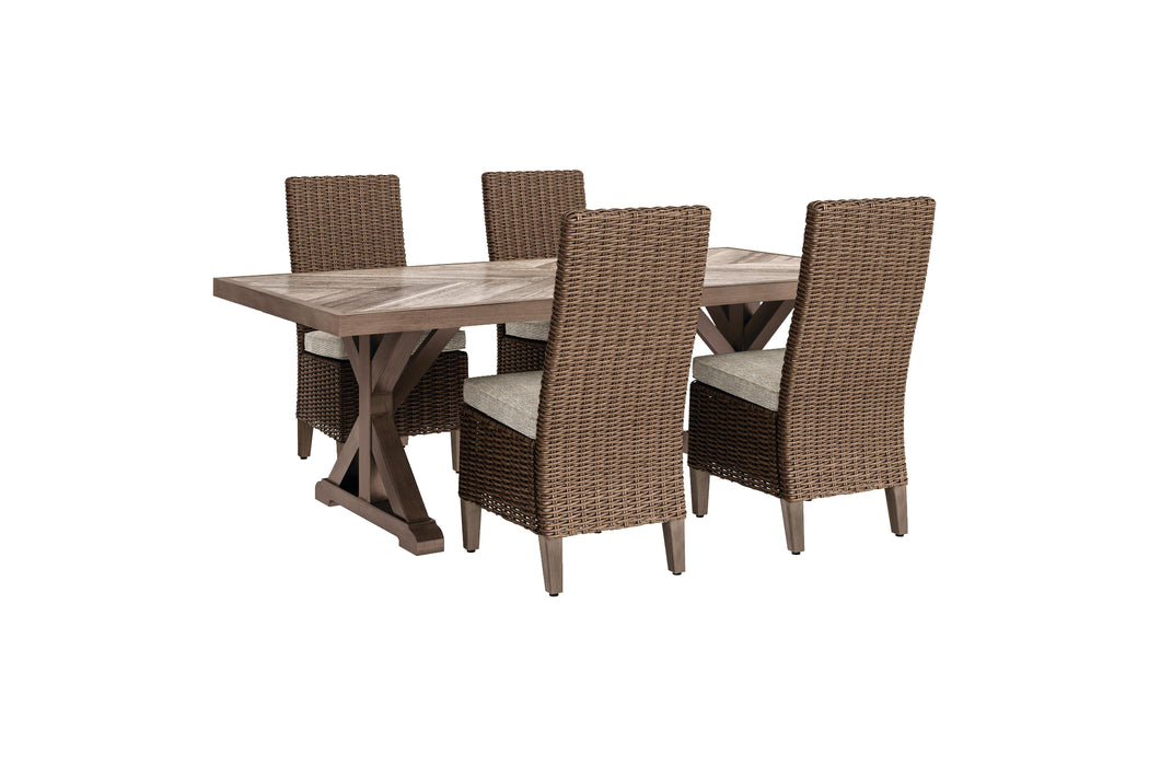 Beachcroft Outdoor Dining Set - US Furniture & Mattress (Waterbury,CT)*