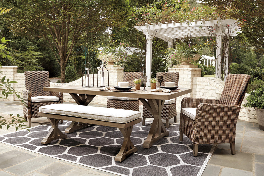 Beachcroft Outdoor Dining Set - US Furniture & Mattress (Waterbury,CT)*