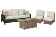 Beachcroft Outdoor Sofa, Lounge Chairs and Fire Pit - US Furniture & Mattress (Waterbury,CT)*