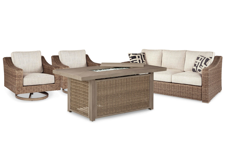 Beachcroft Outdoor Seating Set - US Furniture & Mattress (Waterbury,CT)*