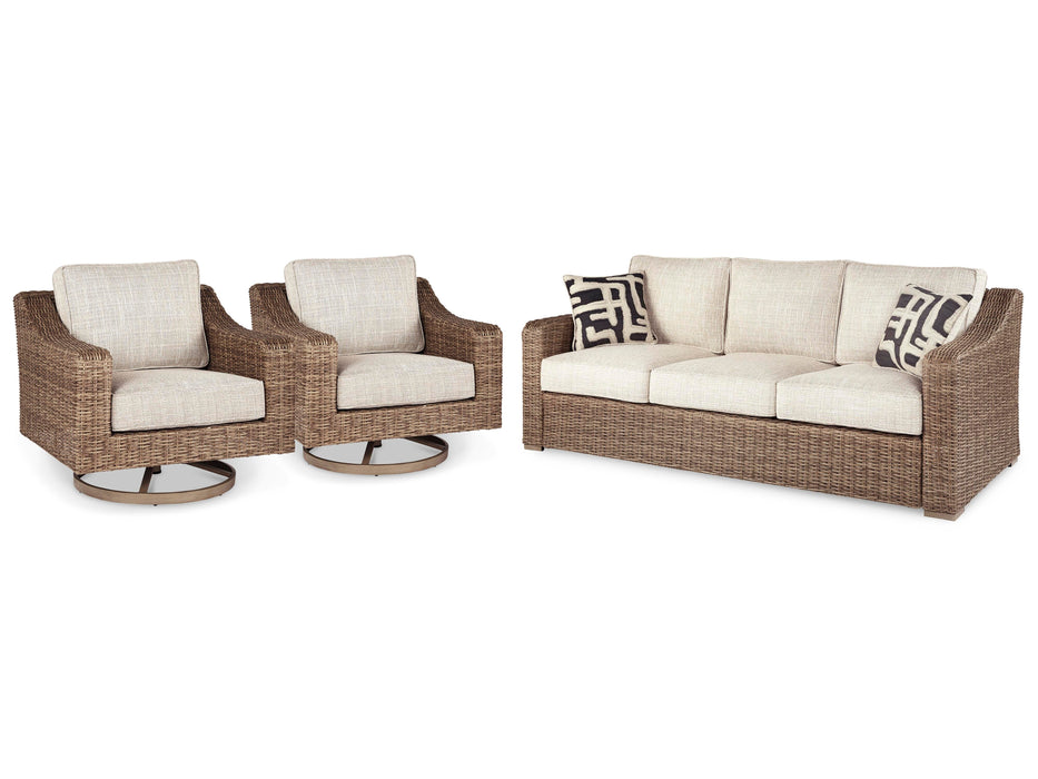 Beachcroft Outdoor Seating Set - US Furniture & Mattress (Waterbury,CT)*