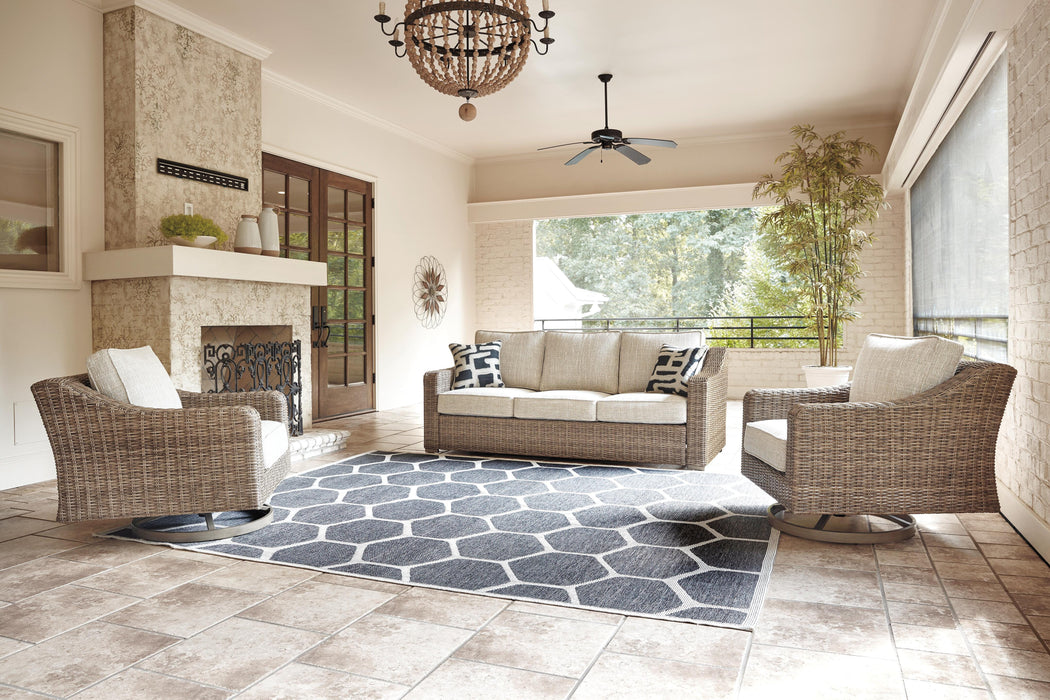 Beachcroft Outdoor Seating Set - US Furniture & Mattress (Waterbury,CT)*