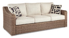 Beachcroft Outdoor Sofa, Lounge Chairs and Fire Pit - US Furniture & Mattress (Waterbury,CT)*