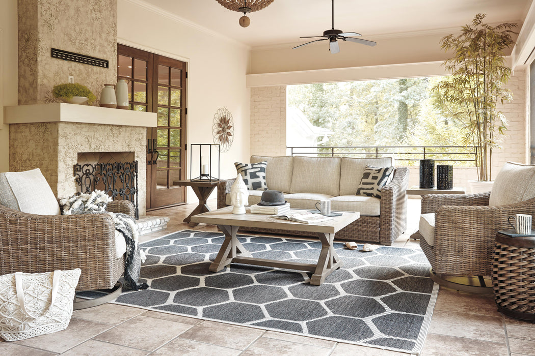 Beachcroft Outdoor Conversation Set - US Furniture & Mattress (Waterbury,CT)*