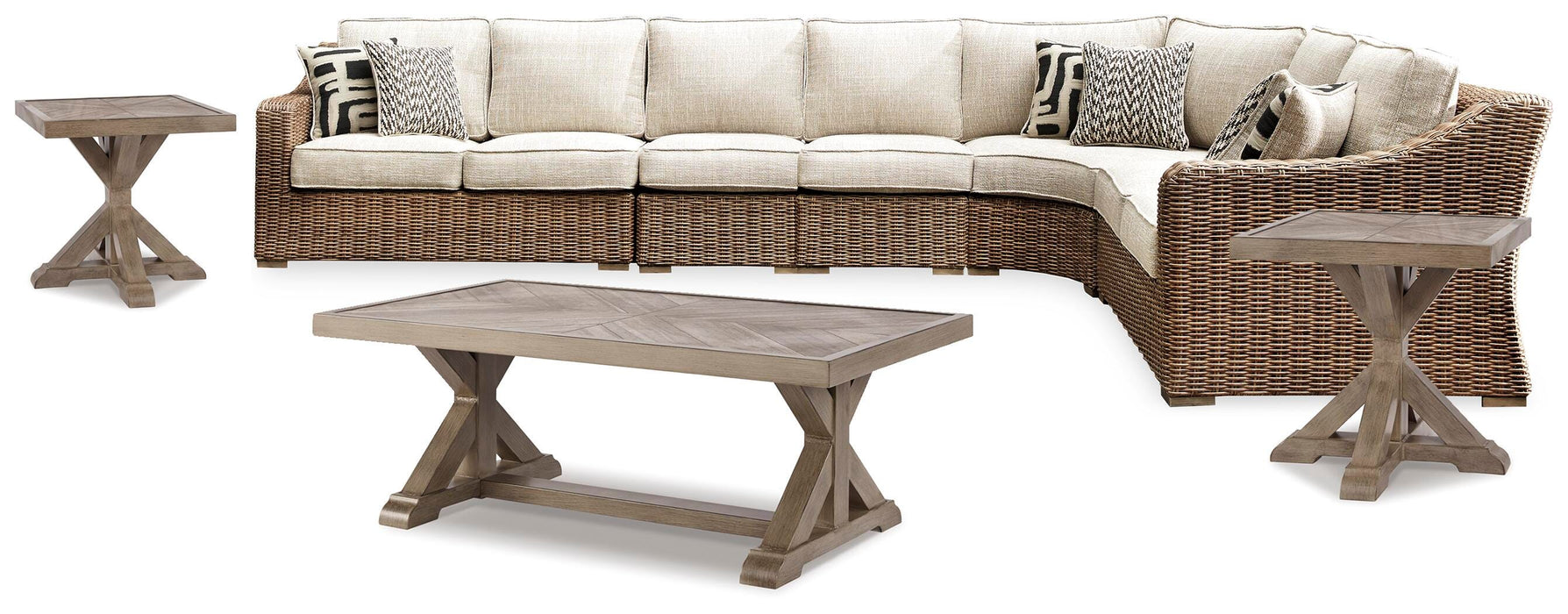 Beachcroft Outdoor Seating Set - US Furniture & Mattress (Waterbury,CT)*