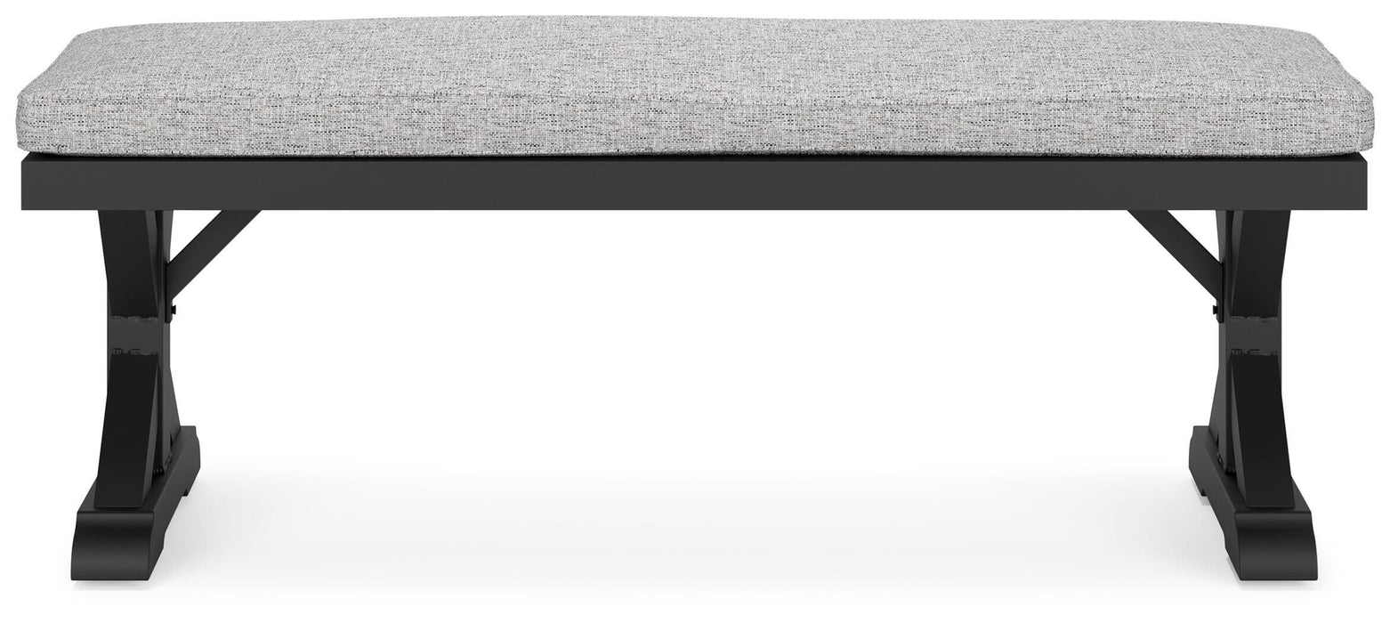 Beachcroft Outdoor Bench with Cushion - US Furniture & Mattress (Waterbury,CT)*