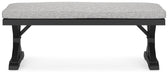 Beachcroft Outdoor Bench with Cushion - US Furniture & Mattress (Waterbury,CT)*