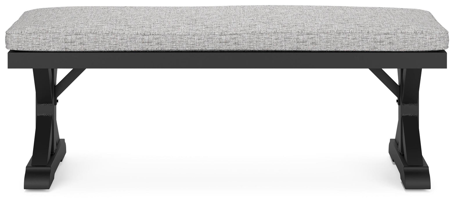 Beachcroft Outdoor Bench with Cushion - US Furniture & Mattress (Waterbury,CT)*