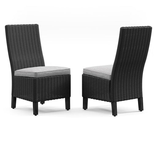Beachcroft Outdoor Side Chair with Cushion (Set of 2) - US Furniture & Mattress (Waterbury,CT)*