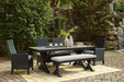Beachcroft Outdoor Bench with Cushion - US Furniture & Mattress (Waterbury,CT)*