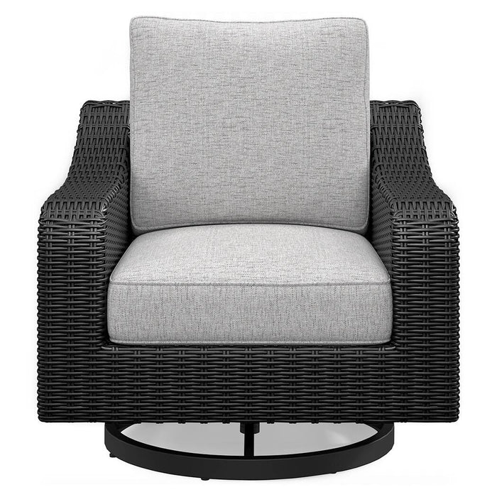 Beachcroft Outdoor Swivel Lounge with Cushion - US Furniture & Mattress (Waterbury,CT)*