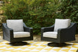 Beachcroft Outdoor Swivel Lounge with Cushion - US Furniture & Mattress (Waterbury,CT)*
