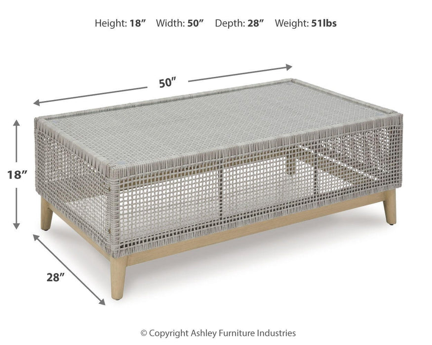 Seton Creek Outdoor Seating Set - US Furniture & Mattress (Waterbury,CT)*