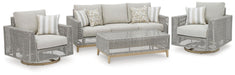 Seton Creek Outdoor Upholstery Set - US Furniture & Mattress (Waterbury,CT)*