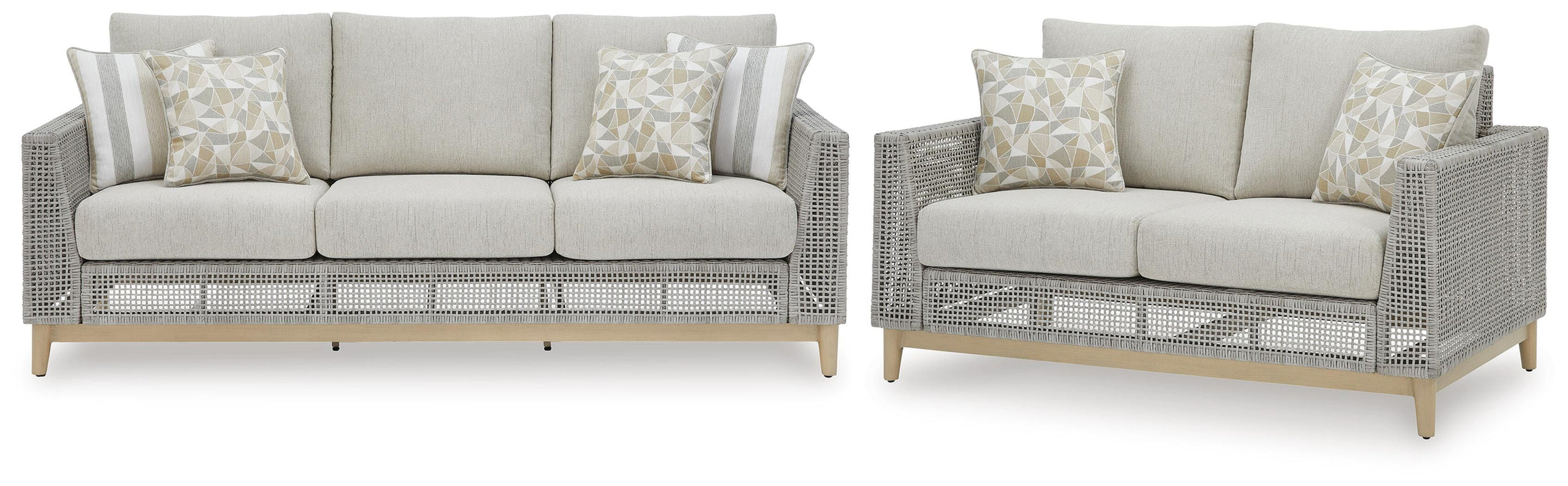 Seton Creek Outdoor Seating Set - US Furniture & Mattress (Waterbury,CT)*