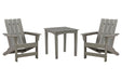 Visola Outdoor Adirondack Chair Set with End Table - US Furniture & Mattress (Waterbury,CT)*