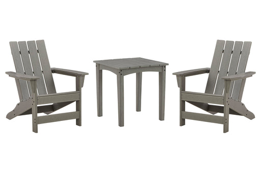 Visola Outdoor Adirondack Chair Set with End Table - US Furniture & Mattress (Waterbury,CT)*