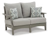 Visola Outdoor Sofa and Loveseat Set - US Furniture & Mattress (Waterbury,CT)*