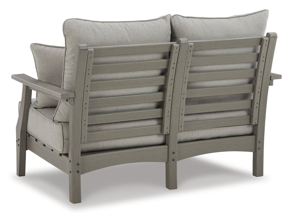 Visola Outdoor Sofa and Loveseat Set - US Furniture & Mattress (Waterbury,CT)*
