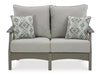 Visola Outdoor Sofa and Loveseat Set - US Furniture & Mattress (Waterbury,CT)*