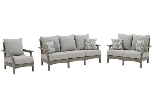 Visola Outdoor Seating Set - US Furniture & Mattress (Waterbury,CT)*
