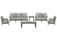 Visola Outdoor Sofa and Loveseat Set - US Furniture & Mattress (Waterbury,CT)*
