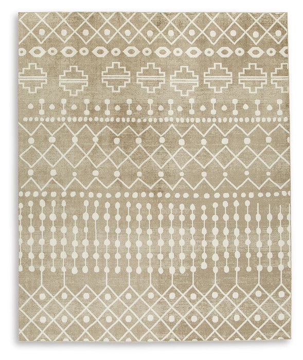 Bunchly 7'10" x 10'3" Washable Rug - US Furniture & Mattress (Waterbury,CT)*