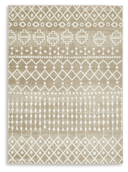 Bunchly 4'11" x 7'2" Washable Rug - US Furniture & Mattress (Waterbury,CT)*