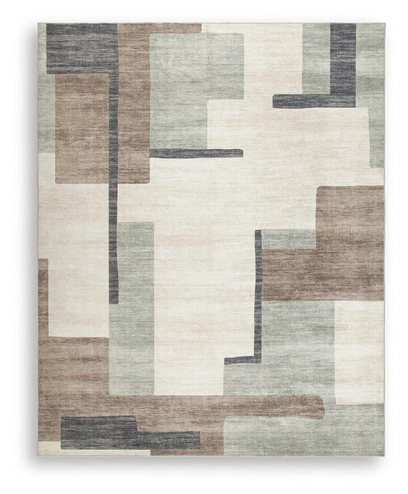 Larkport Washable Area Rug - US Furniture & Mattress (Waterbury,CT)*