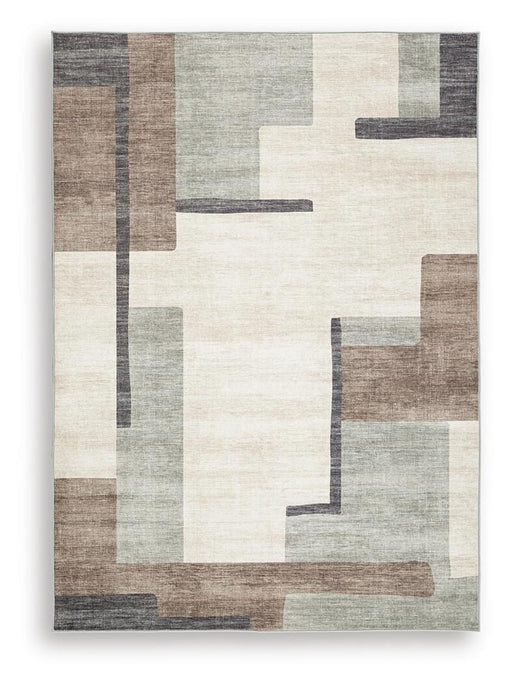Larkport Washable Area Rug - US Furniture & Mattress (Waterbury,CT)*