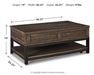 Johurst Coffee Table with Lift Top - US Furniture & Mattress (Waterbury,CT)*