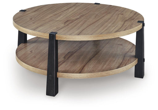 Ridgester Coffee Table - US Furniture & Mattress (Waterbury,CT)*